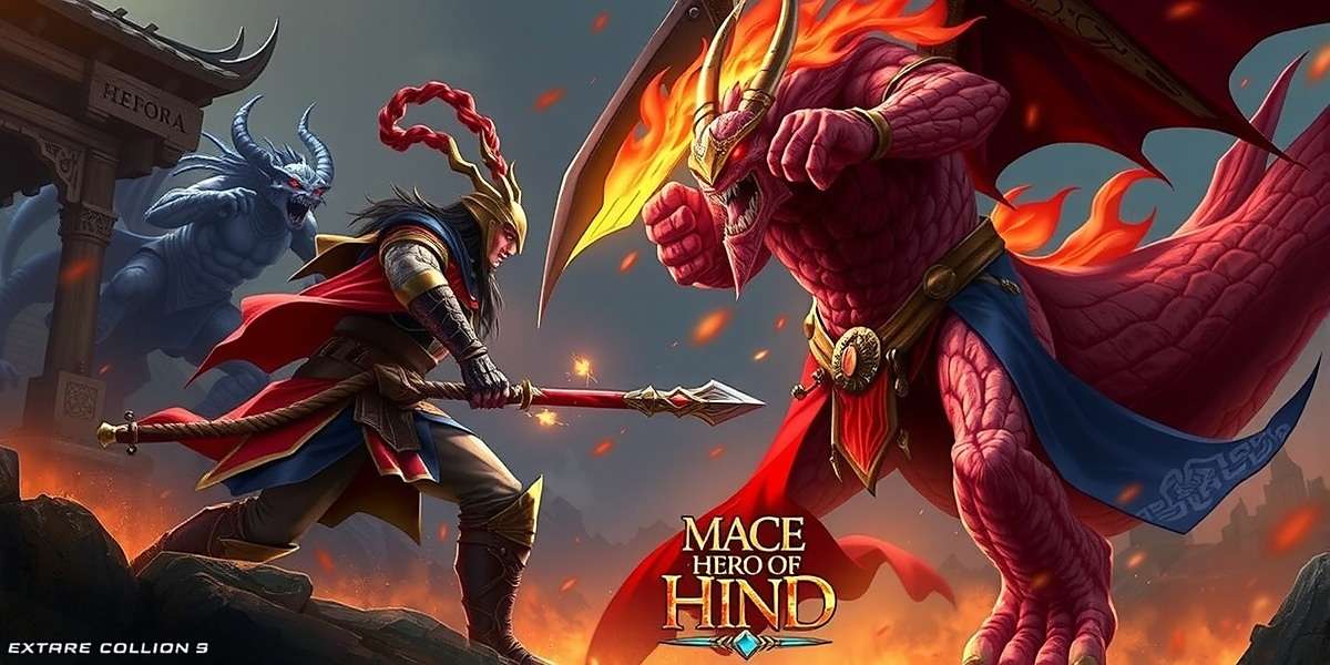 Mace Hero Of Hind gameplay showing warrior in combat with mythical demons using traditional mace techniques